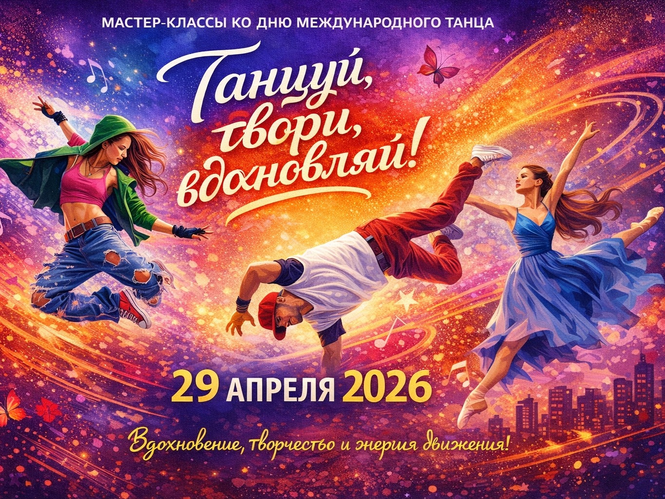  Танцуй, твори, вдохновляй! .