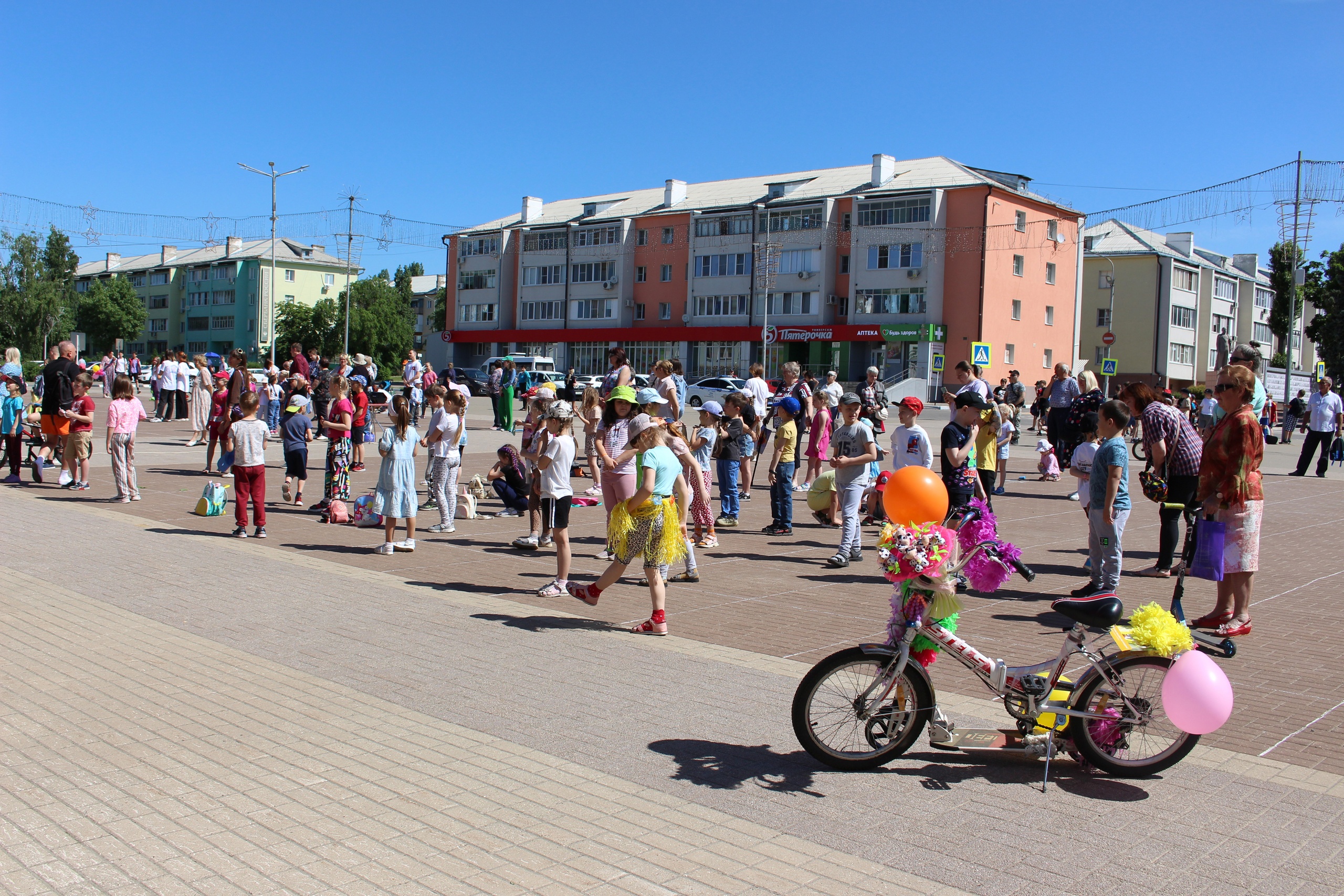 День защиты детей в Нововоронеже.