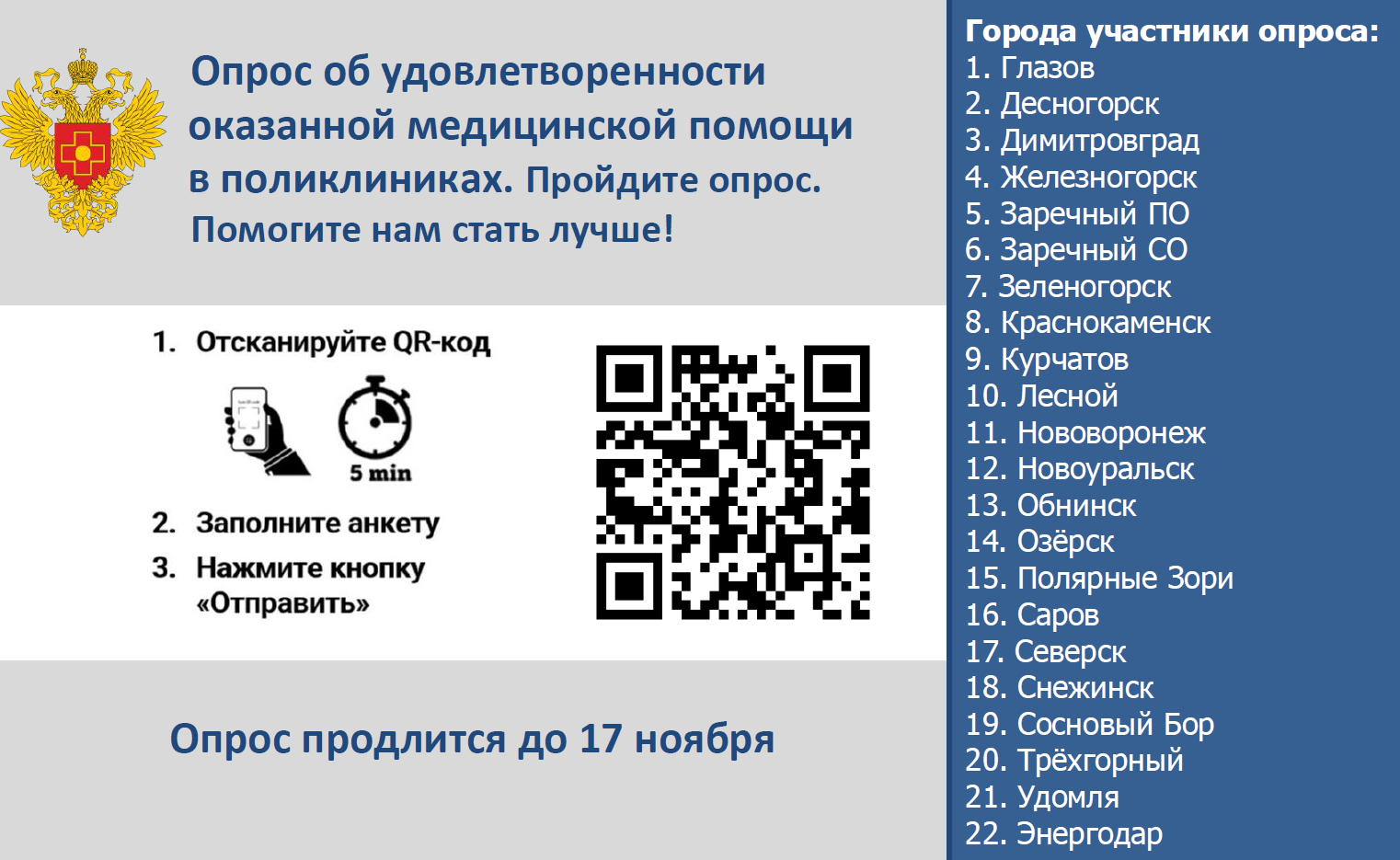 Уважаемые нововоронежцы, просим принять участие в опросе.